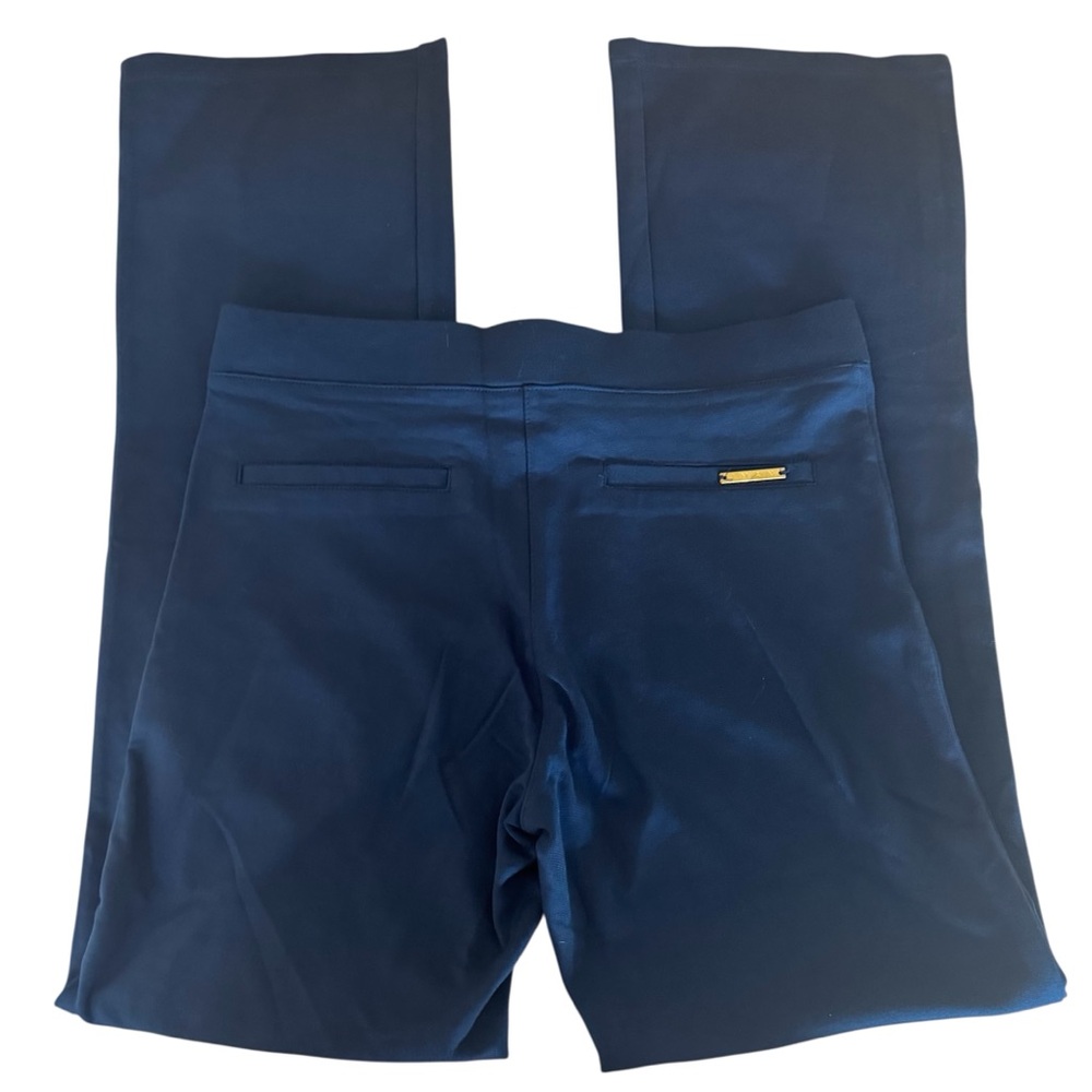 IMAN Global Chic Pants Lot 2 NWT Women’s Small Short Stretch Navy White QVC - Picture 6 of 12